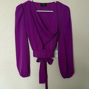 Elegant Purple Women's Top